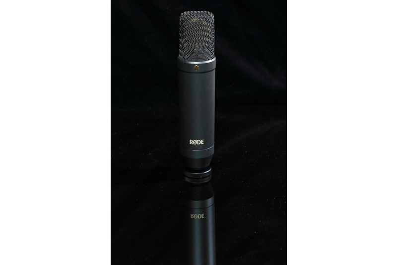 Commercial Photography of a Rode NT-2 Microphone With Reflection
