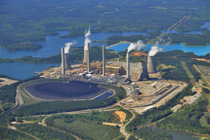 Aerial Photography of Georgia Power Facility